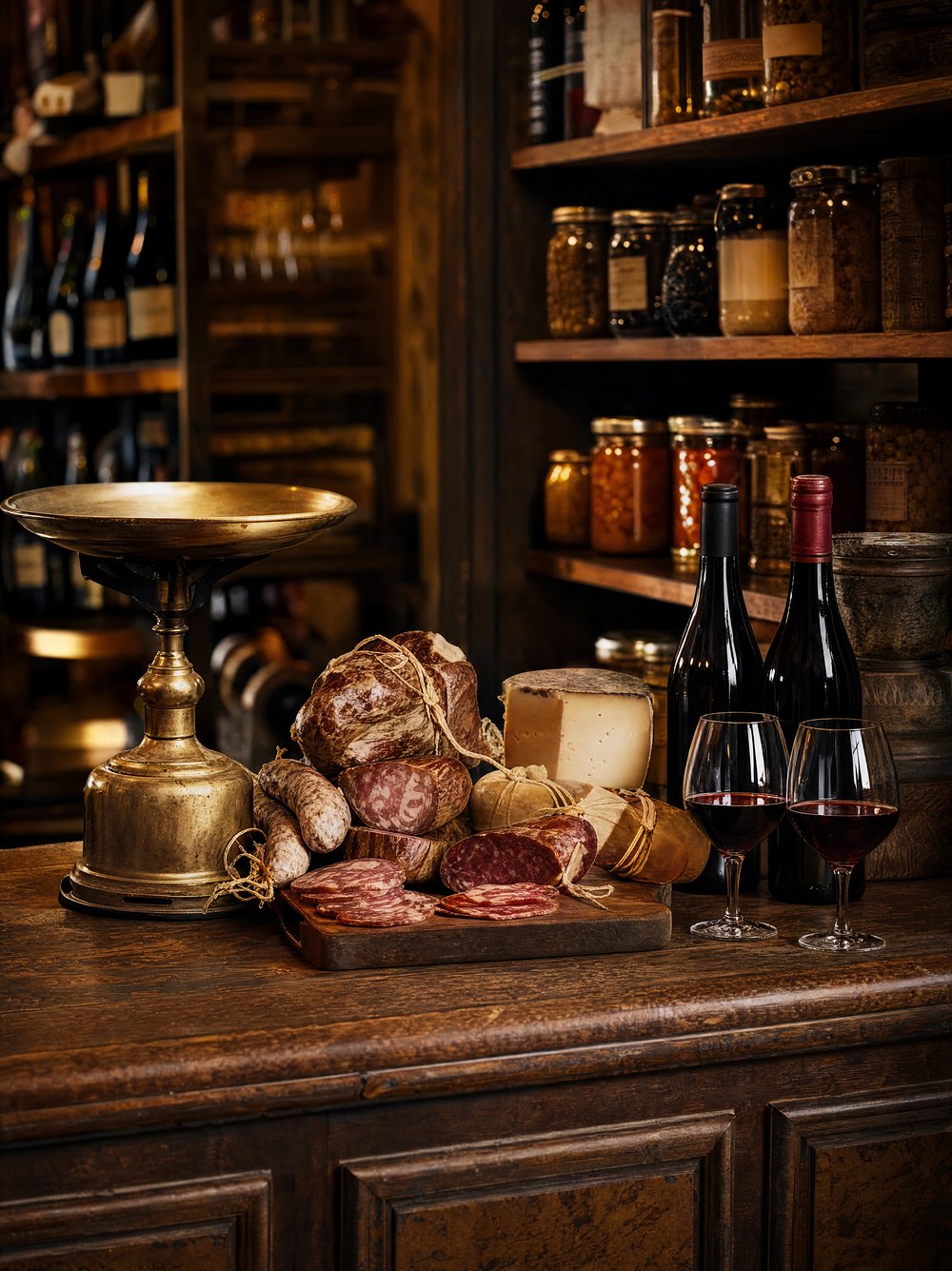 Le comptoir & la dégustation